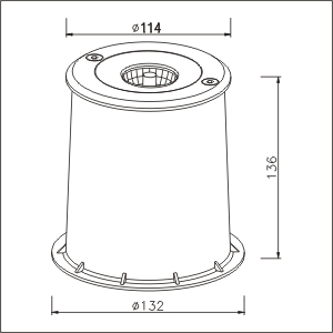 Low Voltage High Power Outdoor Inground COB LED Light Low Voltage High Power Outdoor Inground COB LED Light